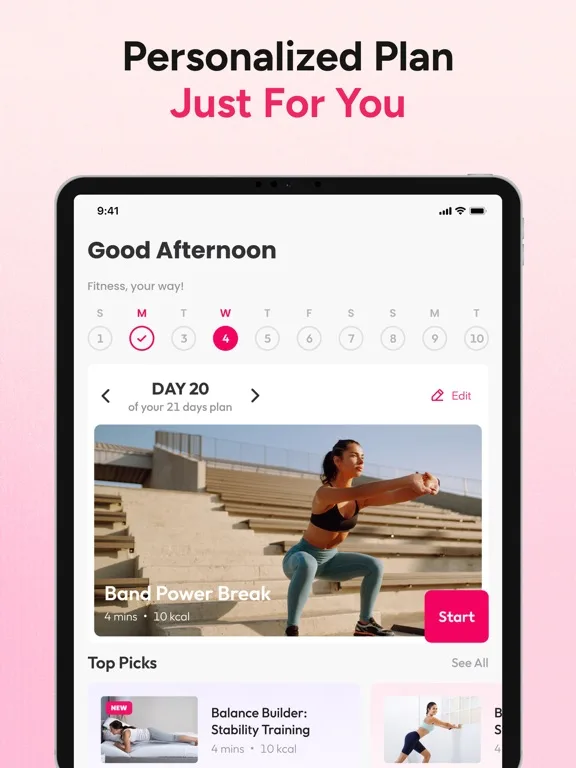 Workout for Women: Home & Gym screenshot 5