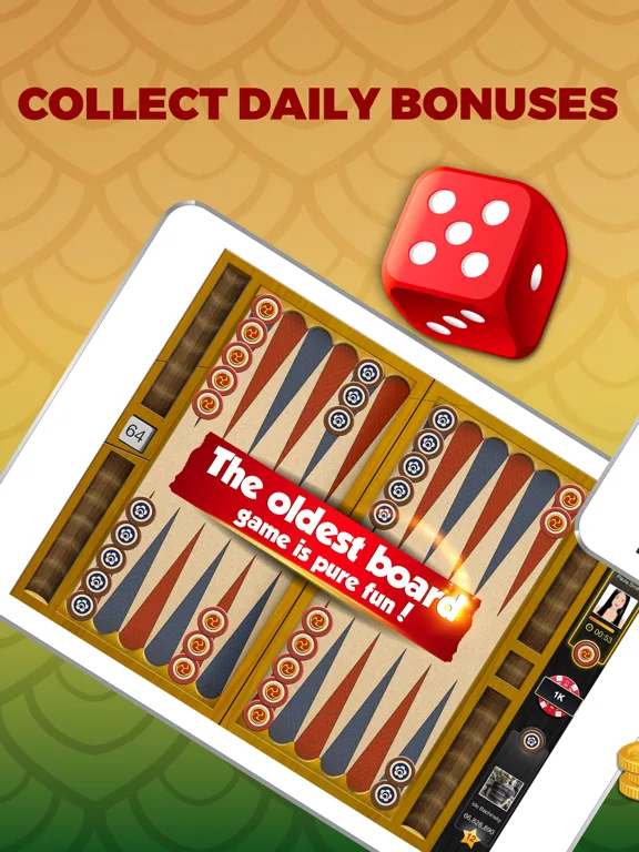 Backgammon HD Play Live Online screenshot 1