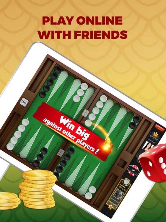 Backgammon HD Play Live Online screenshot 2