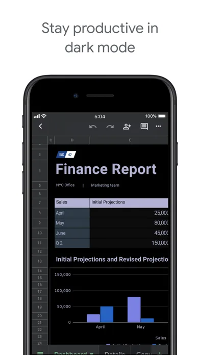 Google Sheets screenshot 5