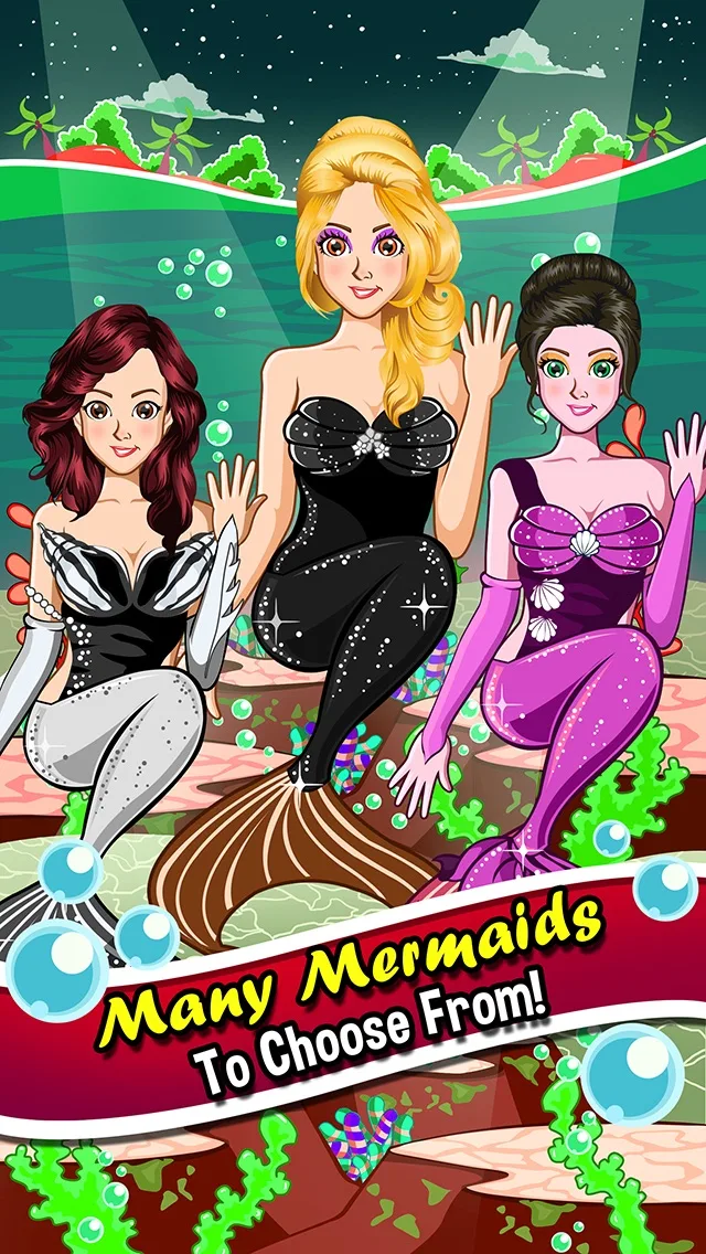 A Mermaid Princess Salon Spa Makeover - fun little nose & leg make up kids games for girls screenshot 3
