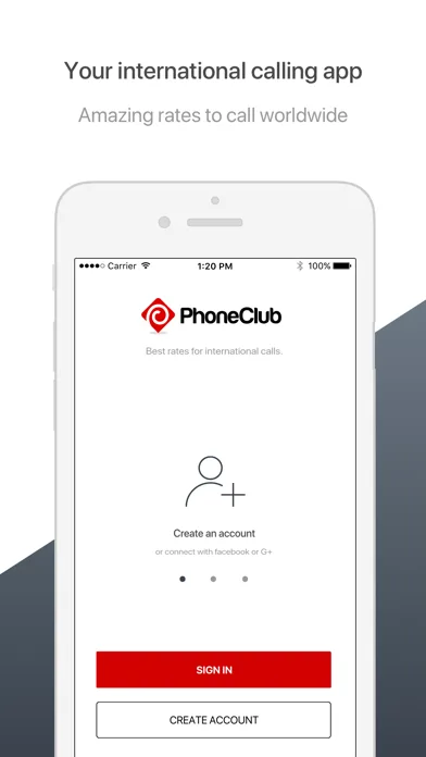 PhoneClub – Best Calling Rates screenshot 1