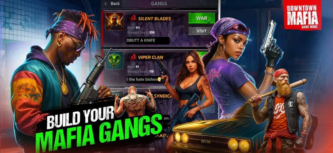 Downtown Mafia: Gang Wars RPG screenshot 2