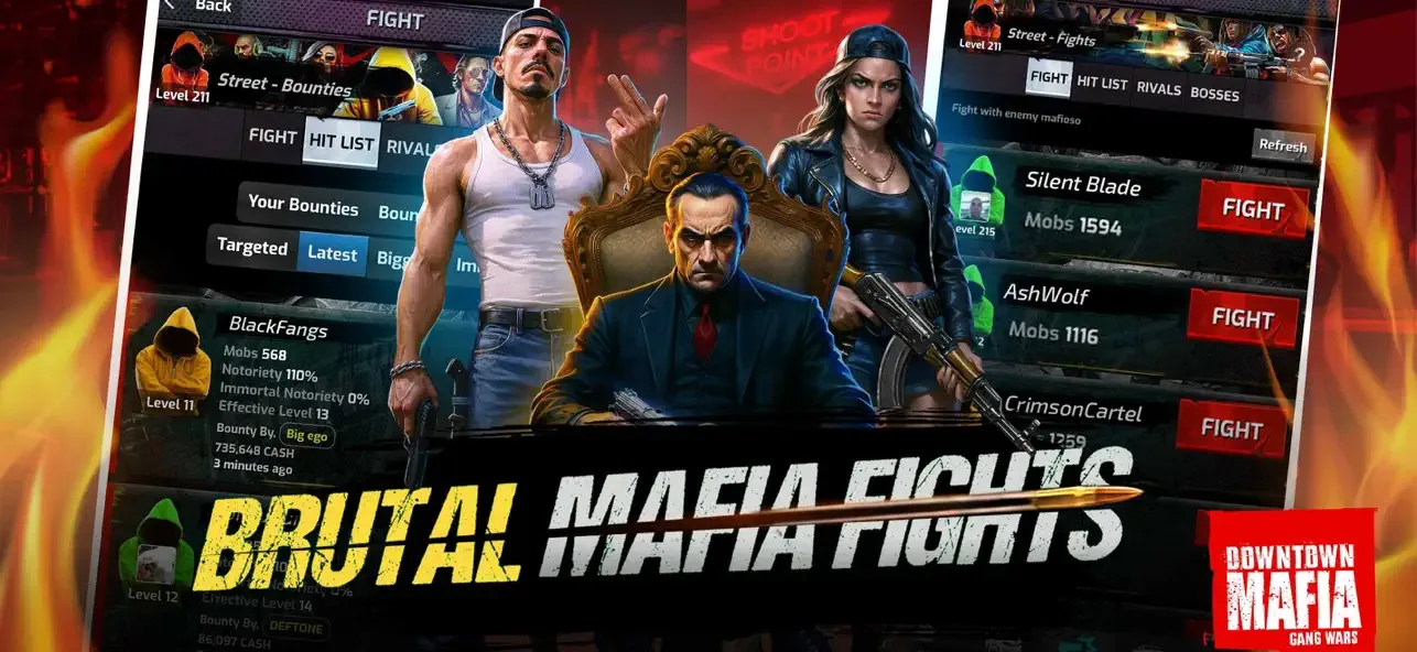 Downtown Mafia: Gang Wars RPG screenshot 4