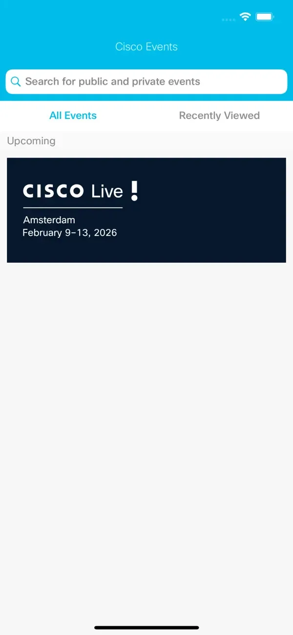 Cisco Events App screenshot 3