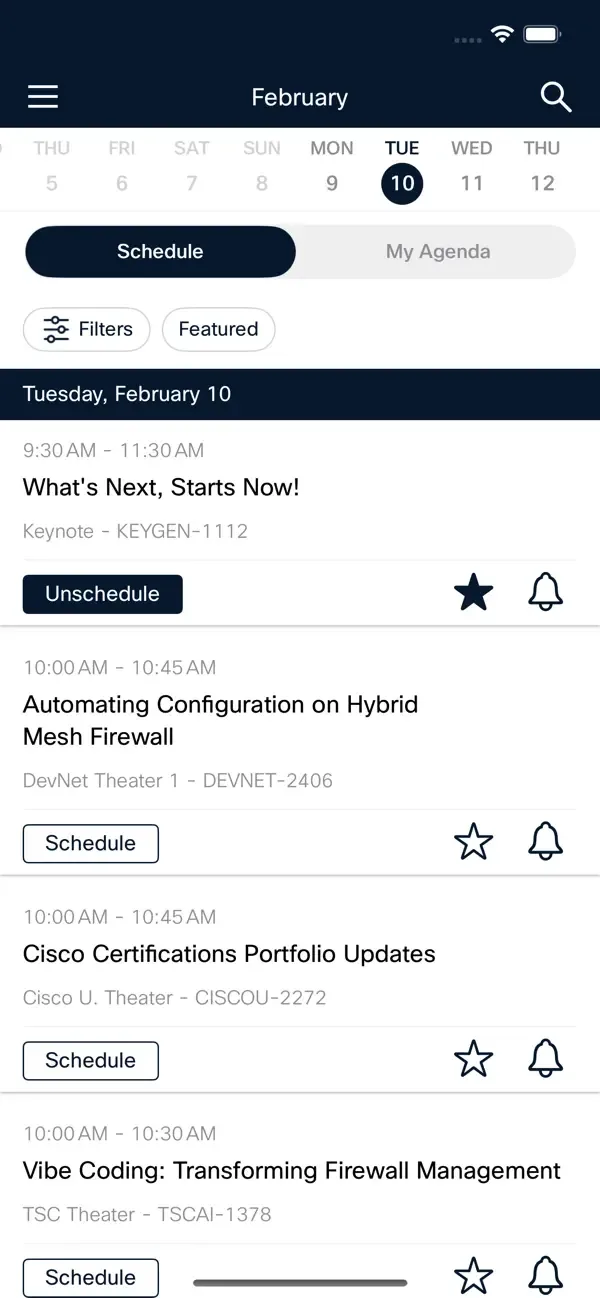 Cisco Events App screenshot 4