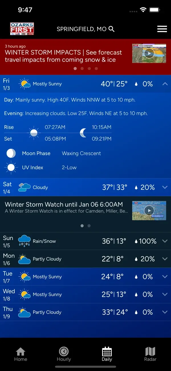 KOLR10 Weather Experts screenshot 3