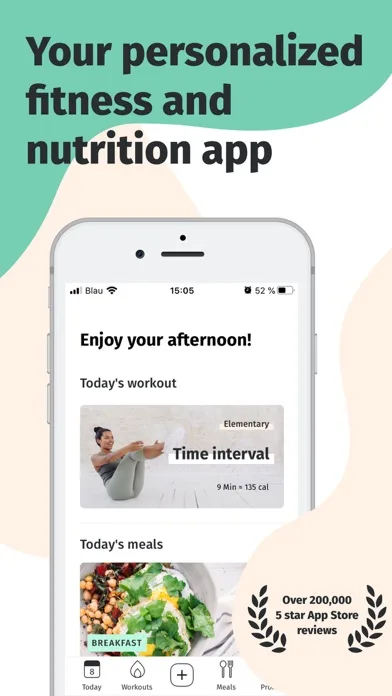 8fit Workouts & Meal Planner screenshot 1