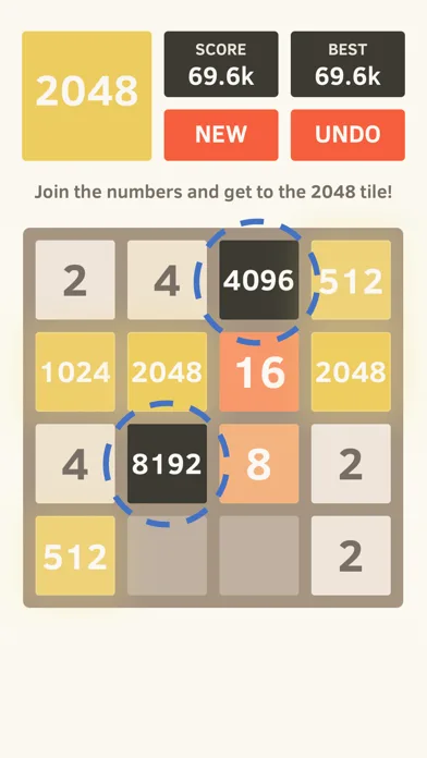 2048 by Gabriele Cirulli screenshot 4