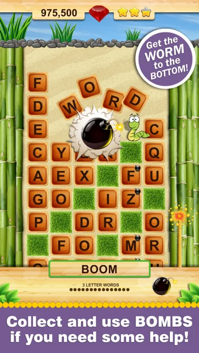 Word Wow - Help the worm down screenshot 3