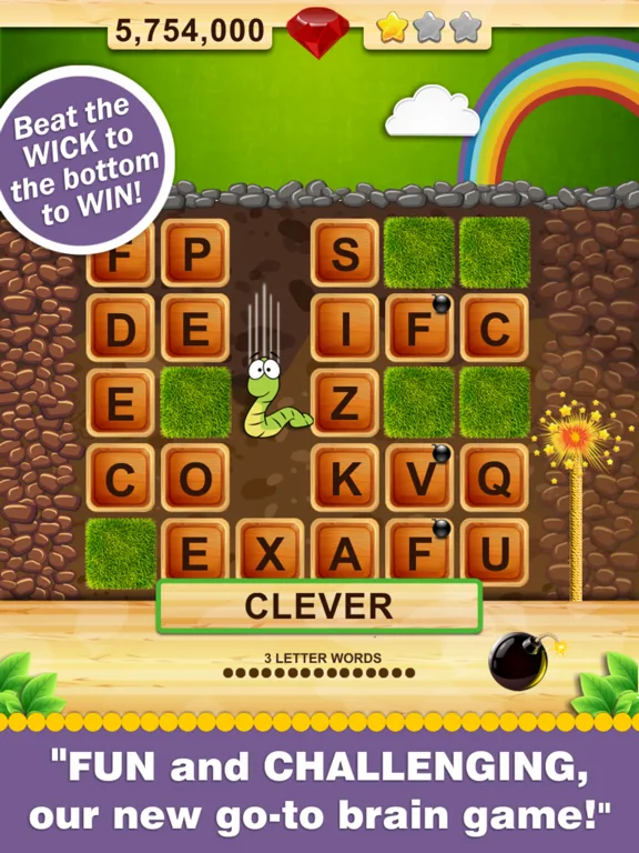 Word Wow - Help the worm down screenshot 4