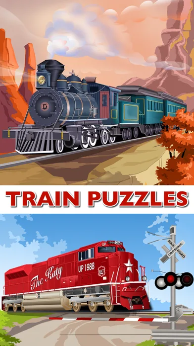 Train Jigsaw Puzzles for Kids screenshot 1