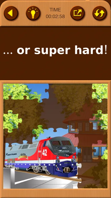 Train Jigsaw Puzzles for Kids screenshot 5