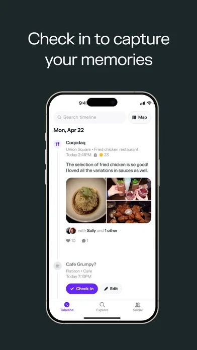 Swarm: Check In, Explore, Map screenshot 1