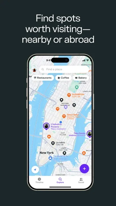 Swarm: Check In, Explore, Map screenshot 2