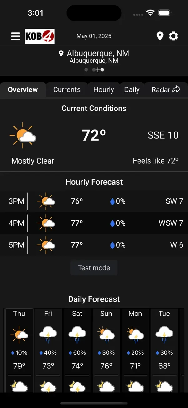 KOB 4 Weather screenshot 1