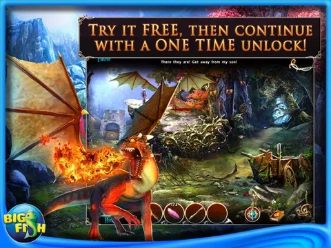 Emberwing: Lost Legacy HD - A Hidden Object Adventure with Dragons screenshot 1