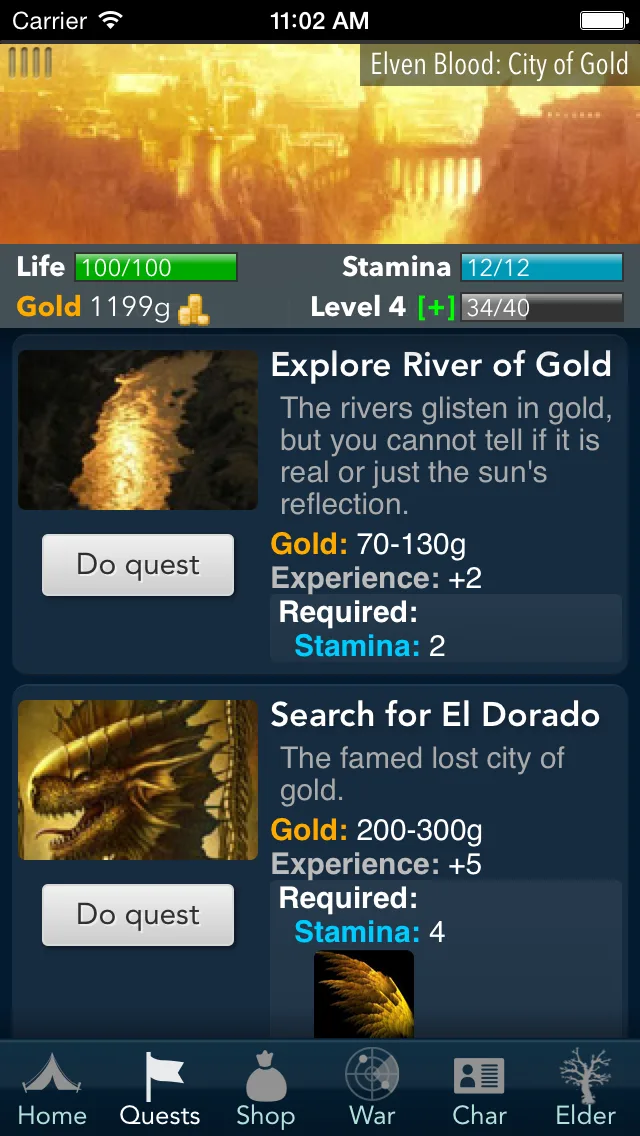Elven Blood - Dark Fantasy RPG screenshot 4