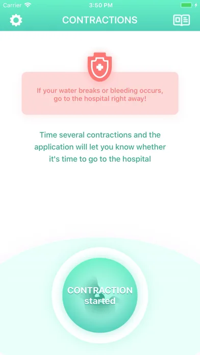 Contraction Timer & Counter 9m screenshot 2