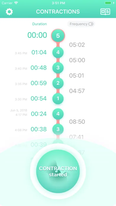 Contraction Timer & Counter 9m screenshot 3