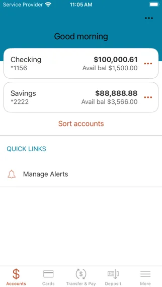 The Bank 1905 Mobile Banking screenshot 2