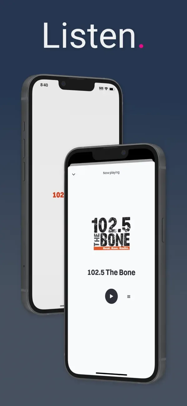 102.5 The Bone: Real Raw Radio screenshot 1