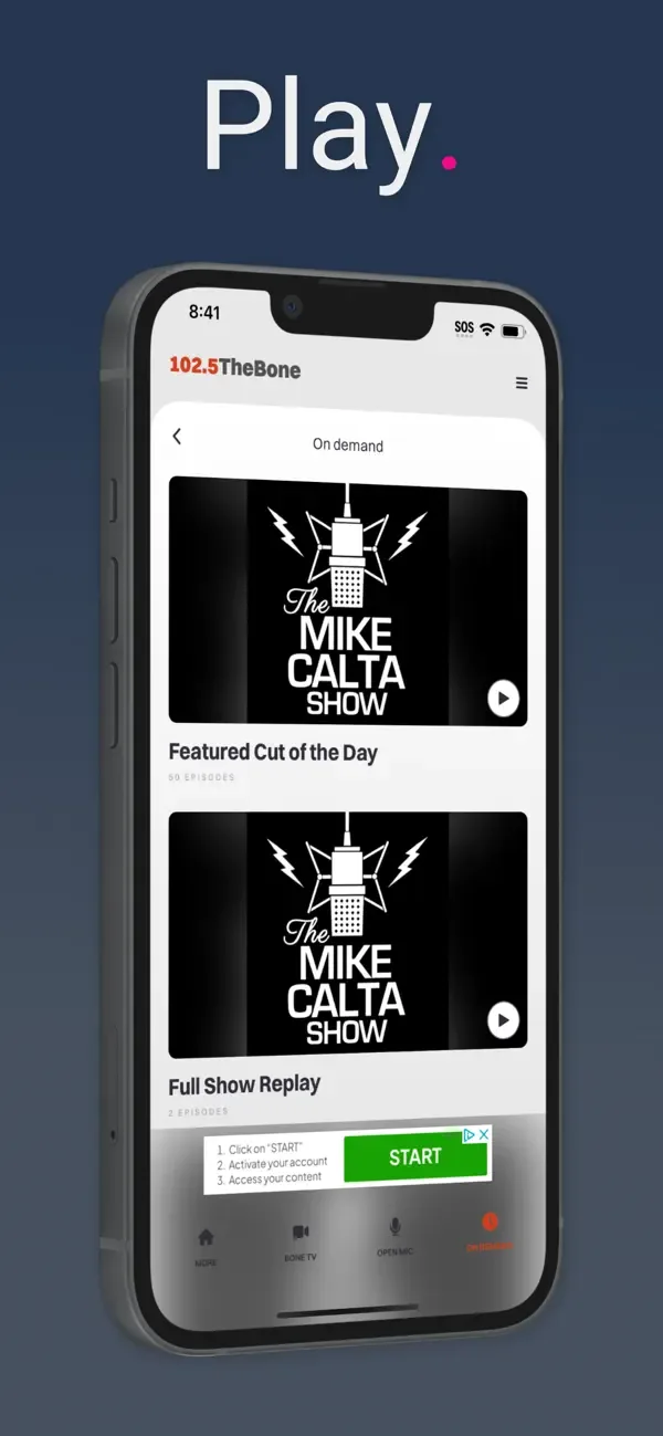 102.5 The Bone: Real Raw Radio screenshot 2