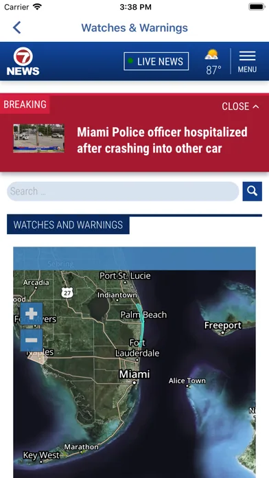 WSVN Hurricane Tracker screenshot 3