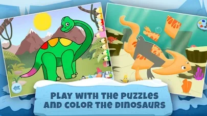 Dinosaur Coloring Game Ice Age screenshot 5