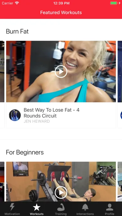 MyTraining Workout Tracker Log screenshot 2