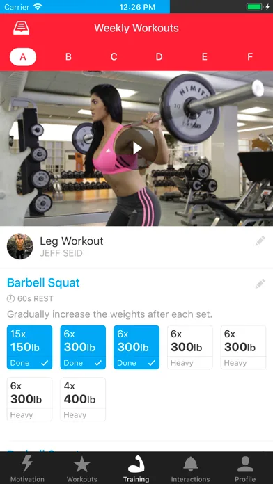 MyTraining Workout Tracker Log screenshot 3