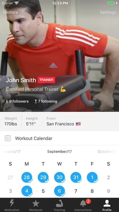 MyTraining Workout Tracker Log screenshot 5