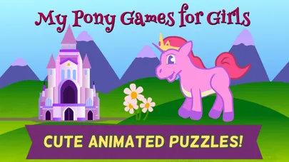 Pony Games for Girls: Little Horse Jigsaw Puzzles screenshot 1