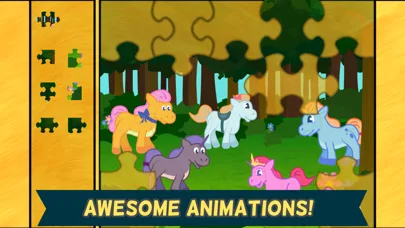 Pony Games for Girls: Little Horse Jigsaw Puzzles screenshot 4