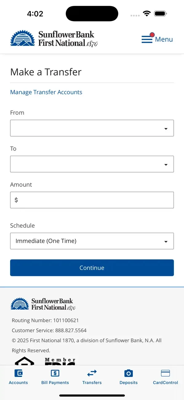 Sunflower Bank screenshot 3