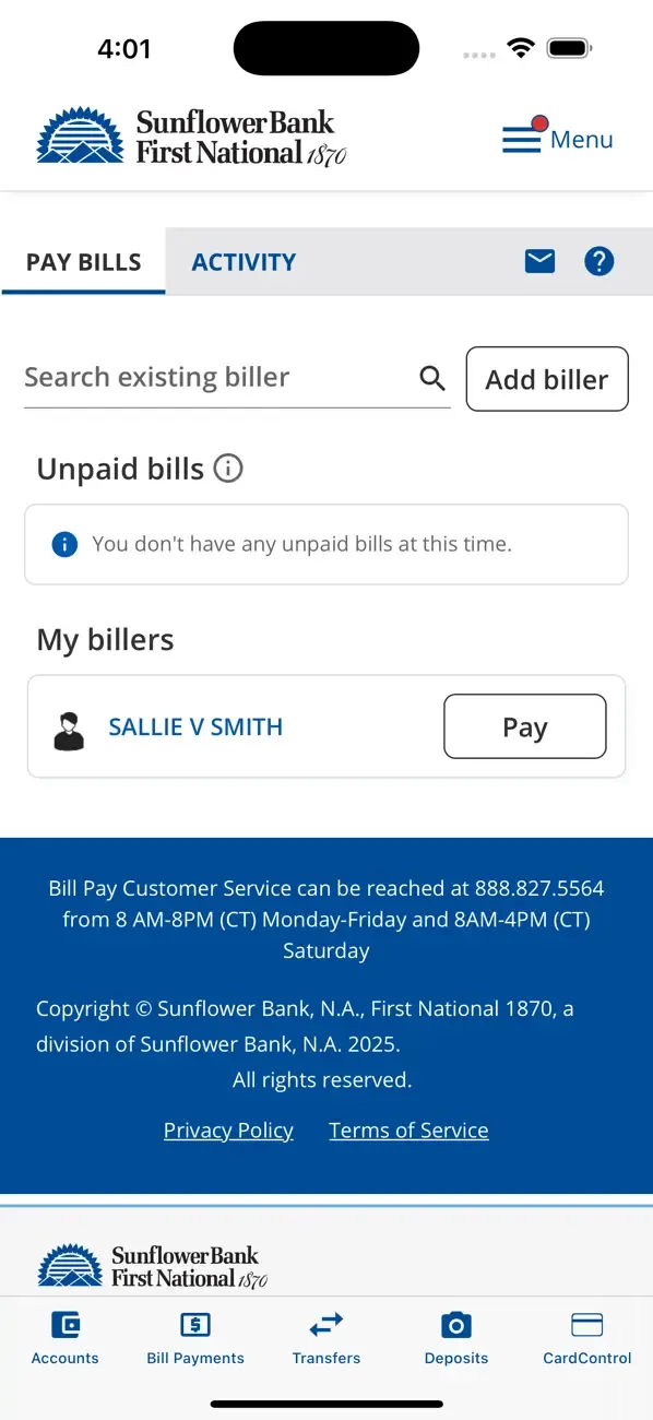 Sunflower Bank screenshot 5