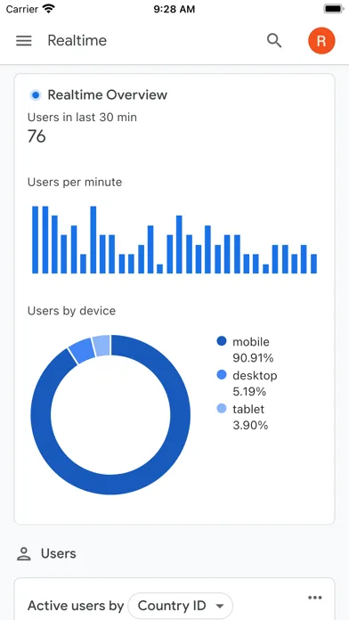 Google Analytics screenshot 1