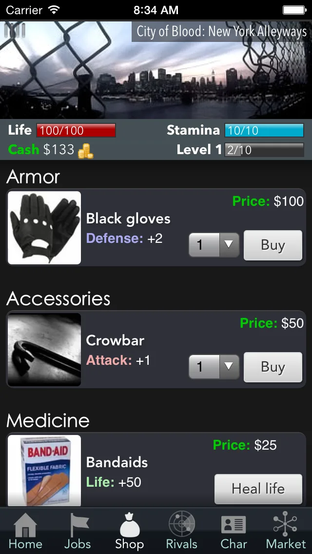 City of Blood - World Crime RPG screenshot 3