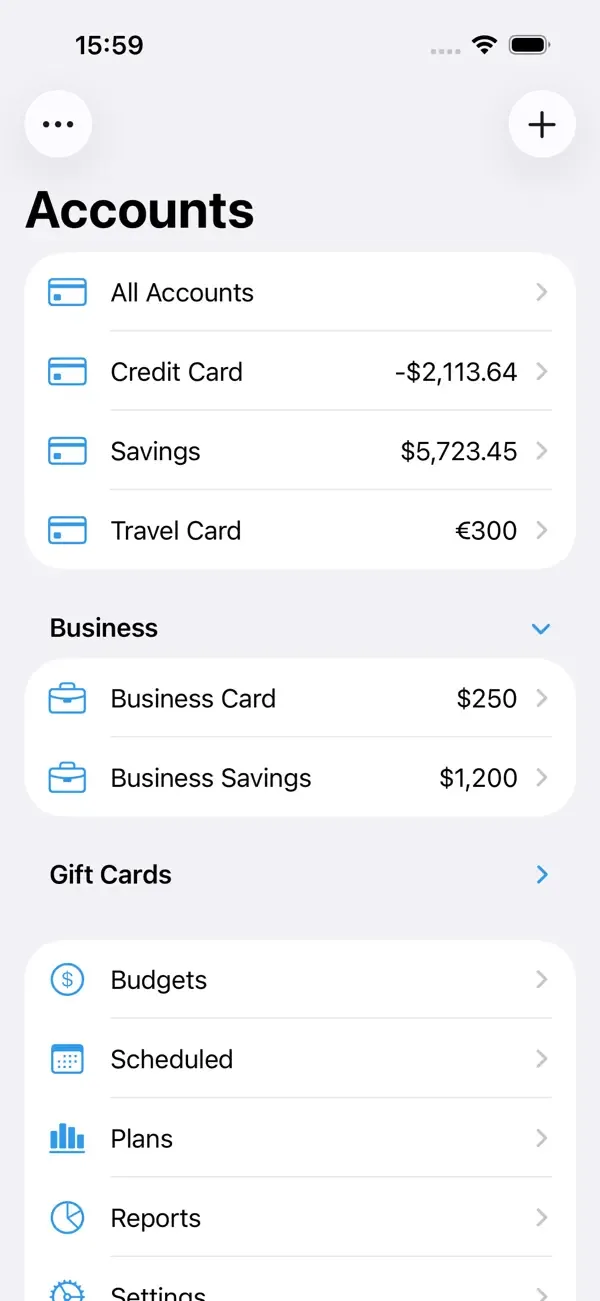 Debit & Credit screenshot 1