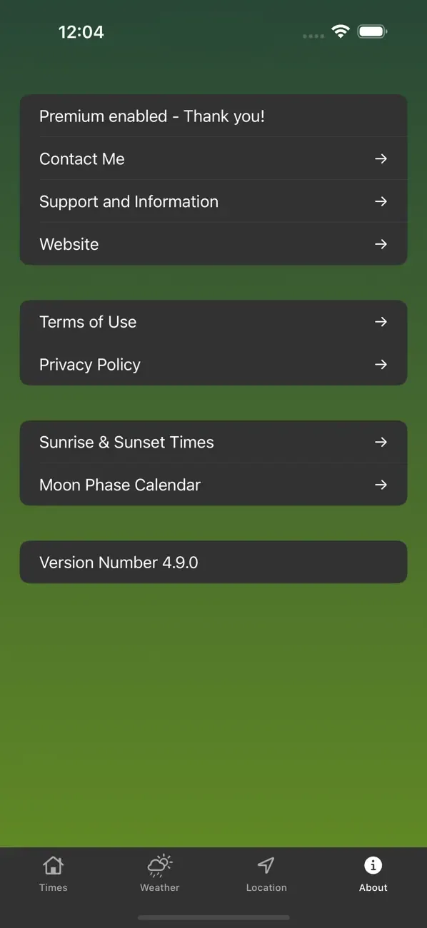 Solunar Best Hunting Times screenshot 5