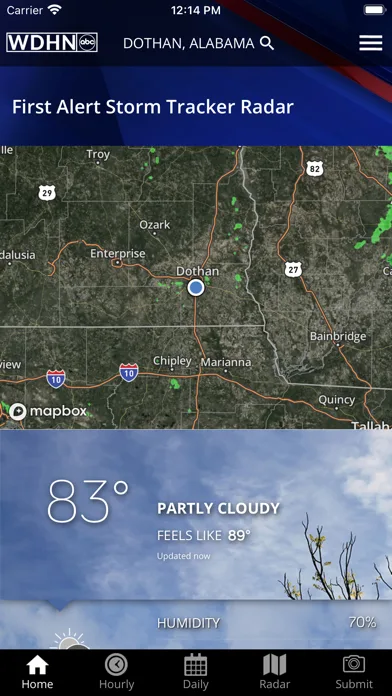 WDHN Wiregrass Weather screenshot 1