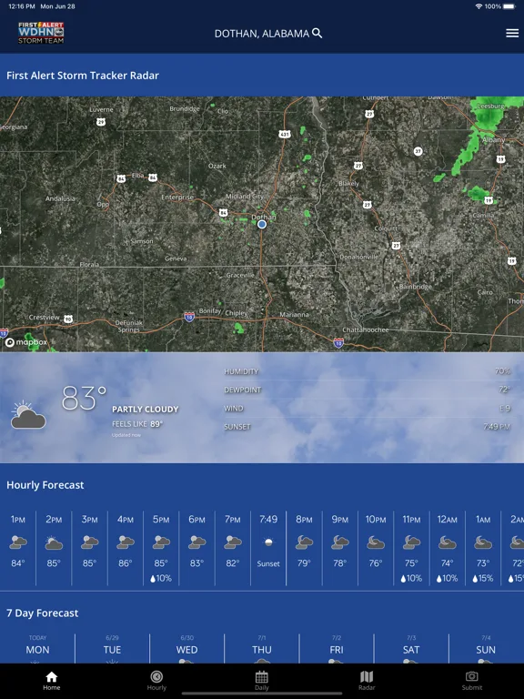 WDHN Wiregrass Weather screenshot 4
