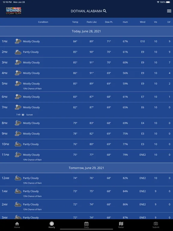 WDHN Wiregrass Weather screenshot 5