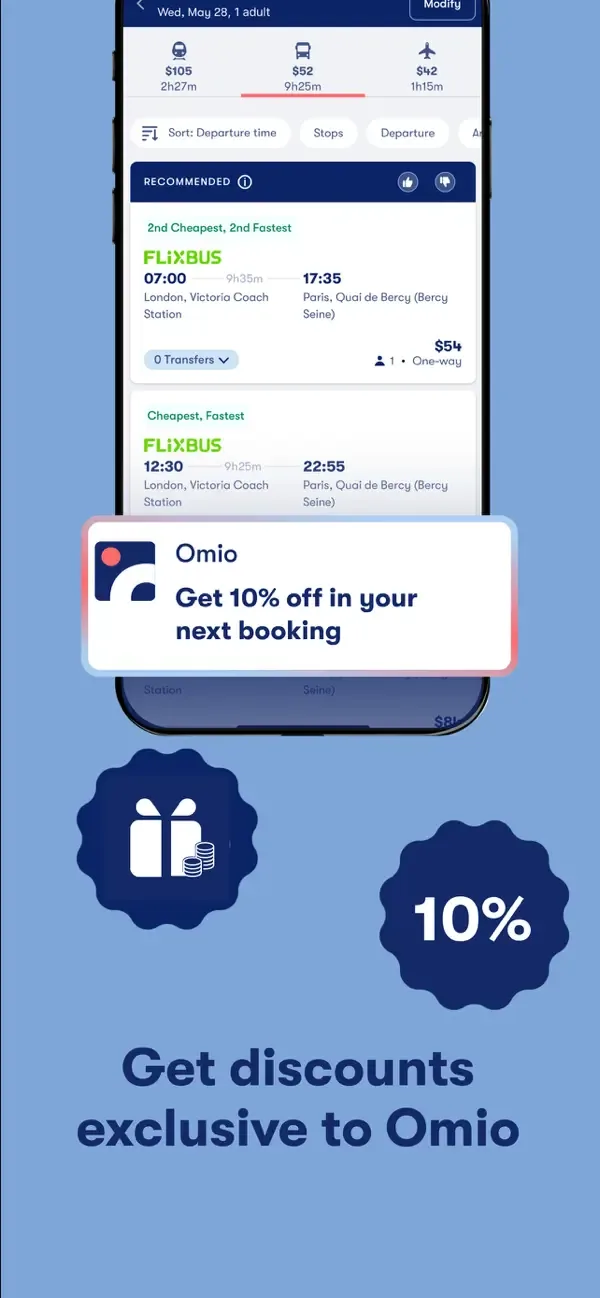 Omio: Book Train, Bus & Flight screenshot 4