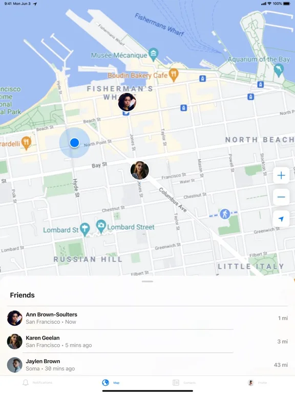 Find My Friends Phone - iMapp screenshot 1