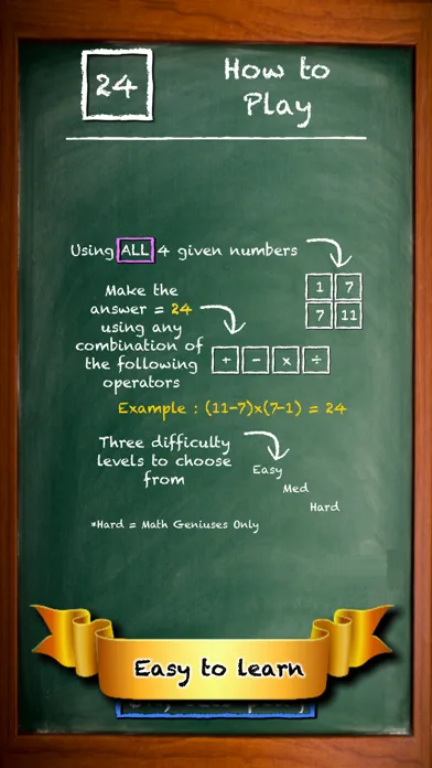 Fun Math - 24 Game Maths Cards screenshot 4