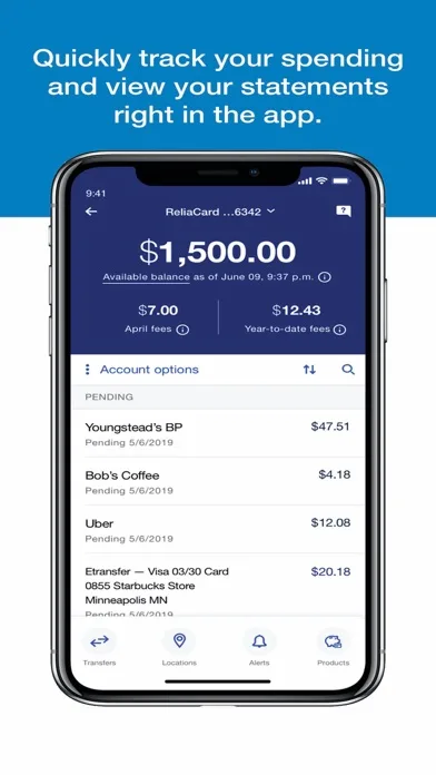 U.S. Bank ReliaCard screenshot 3