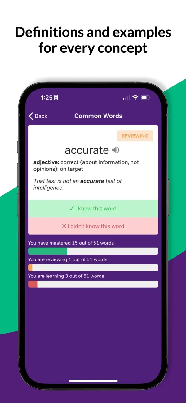 TOEFL Flashcards - Vocabulary screenshot 3