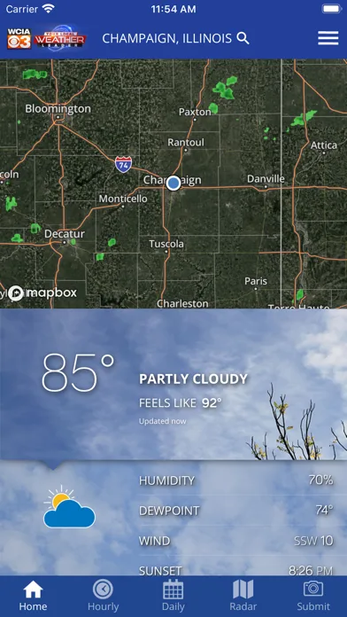 WCIA 3 Weather screenshot 1