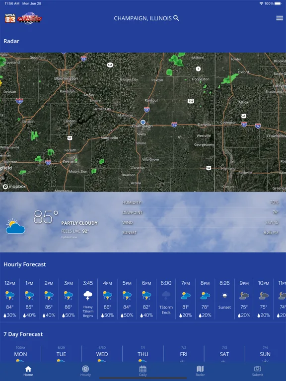 WCIA 3 Weather screenshot 4